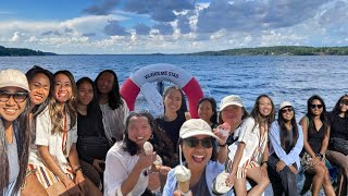 Jalan jalan ke Vaxholm dan Rindö Swedia  Naik Kapal Tongkang [upl. by Darwen868]