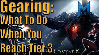 Lost Ark Tier 3 Gearing Guide Item Level 1100 [upl. by Iturk]