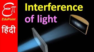 INTERFERENCE of Light  YOUNGS DOUBLE SLIT Experiment  explained in HINDI [upl. by Nylloh]