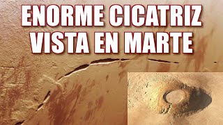 ENORME CICATRIZ VISTA EN MARTE 2024 [upl. by Skilken656]