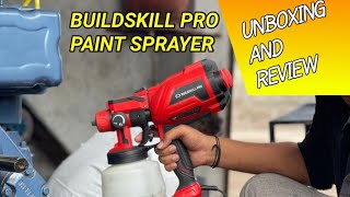 Buildskill Pro Paint Sprayer Unboxing  Paint Sprayer Machine [upl. by Sturges]