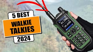 5 Best Walkie Talkies  Long Range Walkie Talkie Review of 2024 [upl. by Hendel]