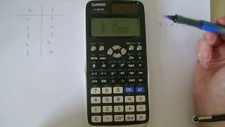 Casio fx991EX Classwiz calculator Finding mean variance standard deviation etc [upl. by Sinnylg]