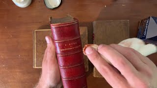 ASMR Antique Book Unboxing amp Reconditioning [upl. by Bowen910]