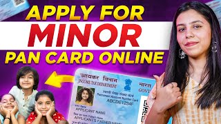 How to apply for minor PAN Card online  Best way ✔️ [upl. by Edward]