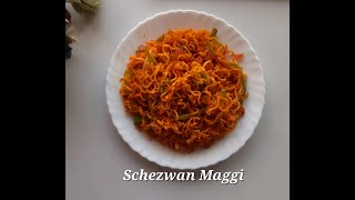 Schezwan maggi recipe  maggirecipe noodles [upl. by Aerahs]