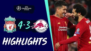 Salah scores a double after Salzburg scare  Liverpool vs Salzburg  Highlights [upl. by Venola]