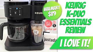 NEW Walmart Keurig KDuo Essentials SingleServe KCup Pod Coffee Maker amp Carafe REVIEW [upl. by Aninaig946]