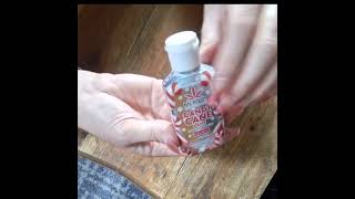 Hempz Candy Cane Lotion asmrtapping [upl. by Ellehcan]