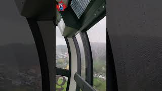 She sounds like she is in a torture chamber The thrill of the cable car ride Austria Gmunden [upl. by Enajaras]