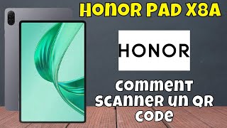 Comment scanner un qr code sur Honor Pad X8a [upl. by Htevi]