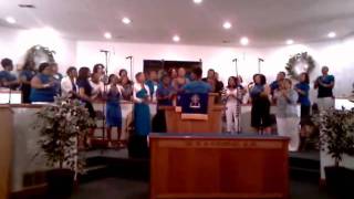 Elim Baptist Church  Womens Weekend 2011  Womens Day Choir quotLift Him Upquot [upl. by Brindell]