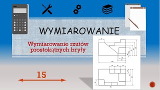 Dokumentacja Techniczna  wymiarowanie bryły 3 rzuty [upl. by Imuya874]