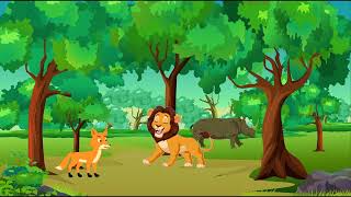 Jangal Ka Raja Sher Cartoon Video [upl. by Drofwarc551]