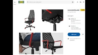 Lucas Studio  Unboxing Ikea Huvudspelare Gaming Chair [upl. by Enohpesrep]