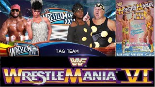 WrestleMania VI  Dusty Rhodes amp Sapphire vs Randy Savage amp Queen Sherri [upl. by Namurt257]