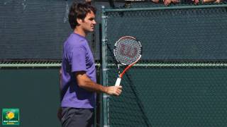 Roger Federer Returning Serve in Slow Motion HD  Indian Wells Pt 09 [upl. by Isobel]