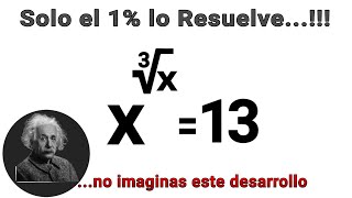 Muy pocos resuelven esta ecuación exponencial como usar la función inversa de Lambert [upl. by Hplodnar738]