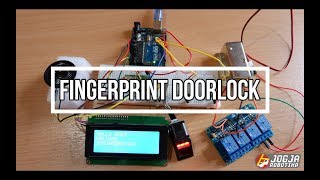 FingerPrint Doorlock Kunci Pintu menggunakan Fingerprint [upl. by Nnyledam]