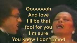 Diana Ross and Lionel Richie Endless Love Lyrics [upl. by Nivrehs]