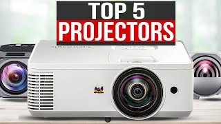 TOP 5 Best Home Theater Projector 2023 [upl. by Dammahom]