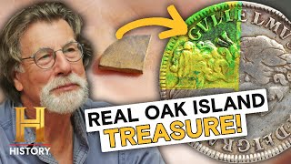 The Curse of Oak Island Silver Treasure Discovered in the Money Pit Season 12 [upl. by Abeu]