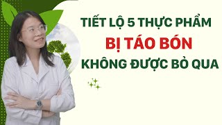 5 thuốc nhuận tràng trị táo bón tự nhiên tại nhà  Tuấn Thầy Thuốc [upl. by Ynohtnacram]