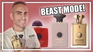 Top 10 LONGEST LASTING Amouage Fragrances  Beast Mode Niche Perfumes [upl. by Uke]