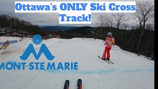 Ski Cross Track  Mont SteMarie [upl. by Rubetta131]