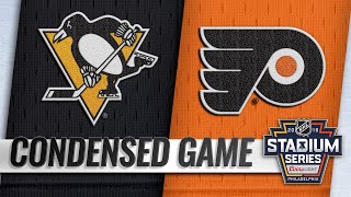 022319 Condensed Game Penguins  Flyers [upl. by Namien]