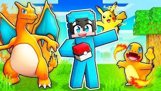 Adopté a Mi Propia Familia POKEMON en Minecraft [upl. by Annelg]