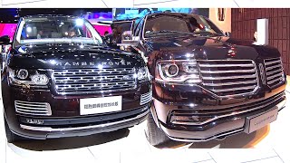 Officially New 2016 2017 Range Rover Autobiography VS 2016 2017 Lincoln Navigator TOP luxury SUVs [upl. by Latisha]