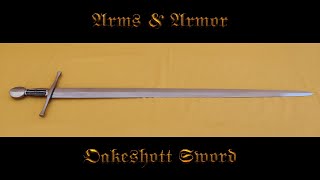 Sword Review  Arms and Armor Oakeshott Arming Sword [upl. by Siubhan846]