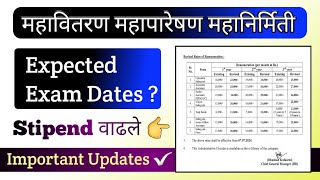 MSEB  MAHATRANSCO  MAHADISCOM Expected Exam Dates  Updates  🔥 [upl. by Launame]