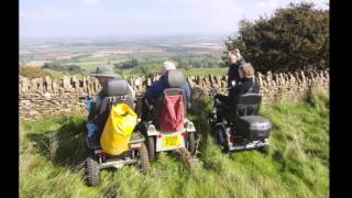 Beckford to Bredon Hill RR by Off Road Mobility Scooter [upl. by Aicenat690]