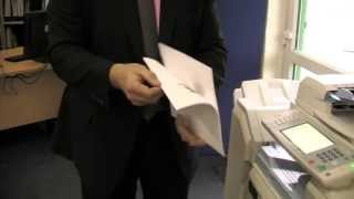 Making Booklets or Brochures on a Ricoh Copier httpwwwthedigitalofficecouk [upl. by Asilaj]