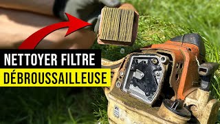 Comment Changer ou Nettoyer le Filtre à Air de sa Débroussailleuse  Tutoriel [upl. by Glass389]