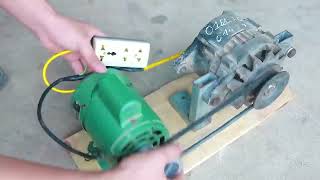 free energy generator using carl alternator👍🤔 [upl. by Kidder341]