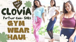 BEST ACTIVEWEARGYM WEAR FROM CLOVIA 💜CLOVIA HAUL UNDER ₹500 COSMOHOLIC SAKSHI [upl. by Shantee]