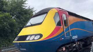 Nene Valley Railway HST Leaving fletton branch [upl. by Akyssej]