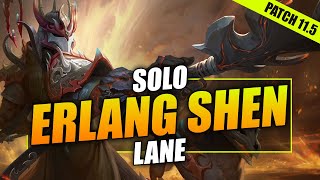 The HARD CARRY Warrior  SMITE Solo ERLANG SHEN [upl. by Wymore948]