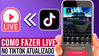 Como FAZER LIVE no TIKTOK com POUCOS SEGUIDORES [upl. by Ahseal]