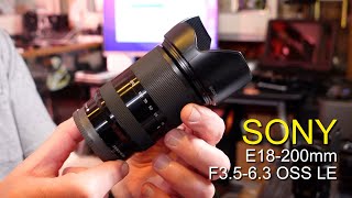 Sony E18200mm F3563 OSS LE Lens Review  My initial thoughts [upl. by Aserahs]