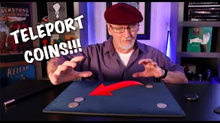 Learn To Teleport Coins  Sleight of Hand Tutorial [upl. by Wendin]