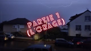 Orages et tempête Kirk partie 1 lorage du 7 octobre [upl. by Acissej]