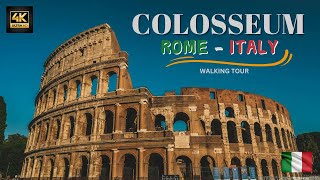 Colosseum Walking Tour  4K  Rome Italy [upl. by Yetak]