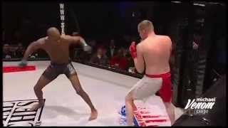 Michael Venom Page vs Ben Dishman Tornado Kick KO [upl. by Ayital]