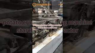 potato crushing milling machine starch slurry extractor [upl. by Veda820]