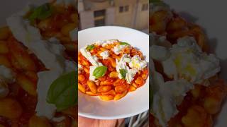 CAVATELLI NDUJA E STRACCIATELLA🌶️ nduja stracciatella ricetteveloci ricettefacili shorts [upl. by Atnuhs]