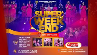 LIVE SUPER WEEKEND 2024  DAY 1 OPENING SESSION [upl. by Yleik]